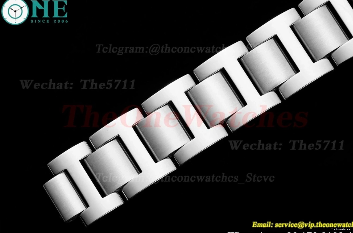 White Dial AF SS Bleu SS Cartier Ballon De Quartz 33mm 0327